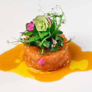 TARTARE DI SALMONE CON PONZU