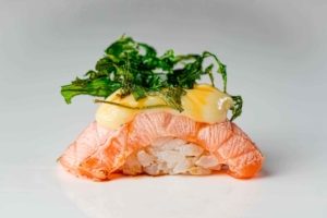 NIGIRI RUCOLA FLAMBE